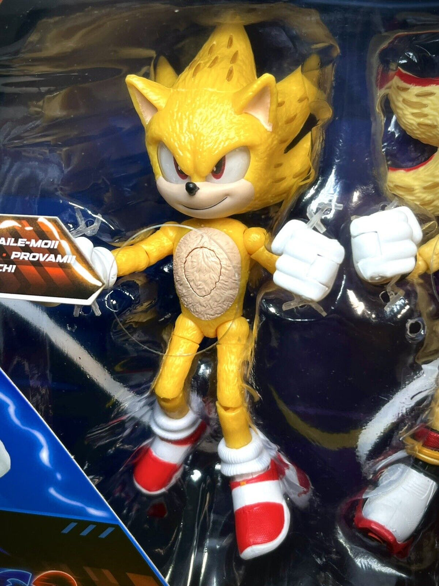 2024 JAKKS Sonic The Hedgehog 3 - SUPER SHADOW & SUPER SONIC 5in