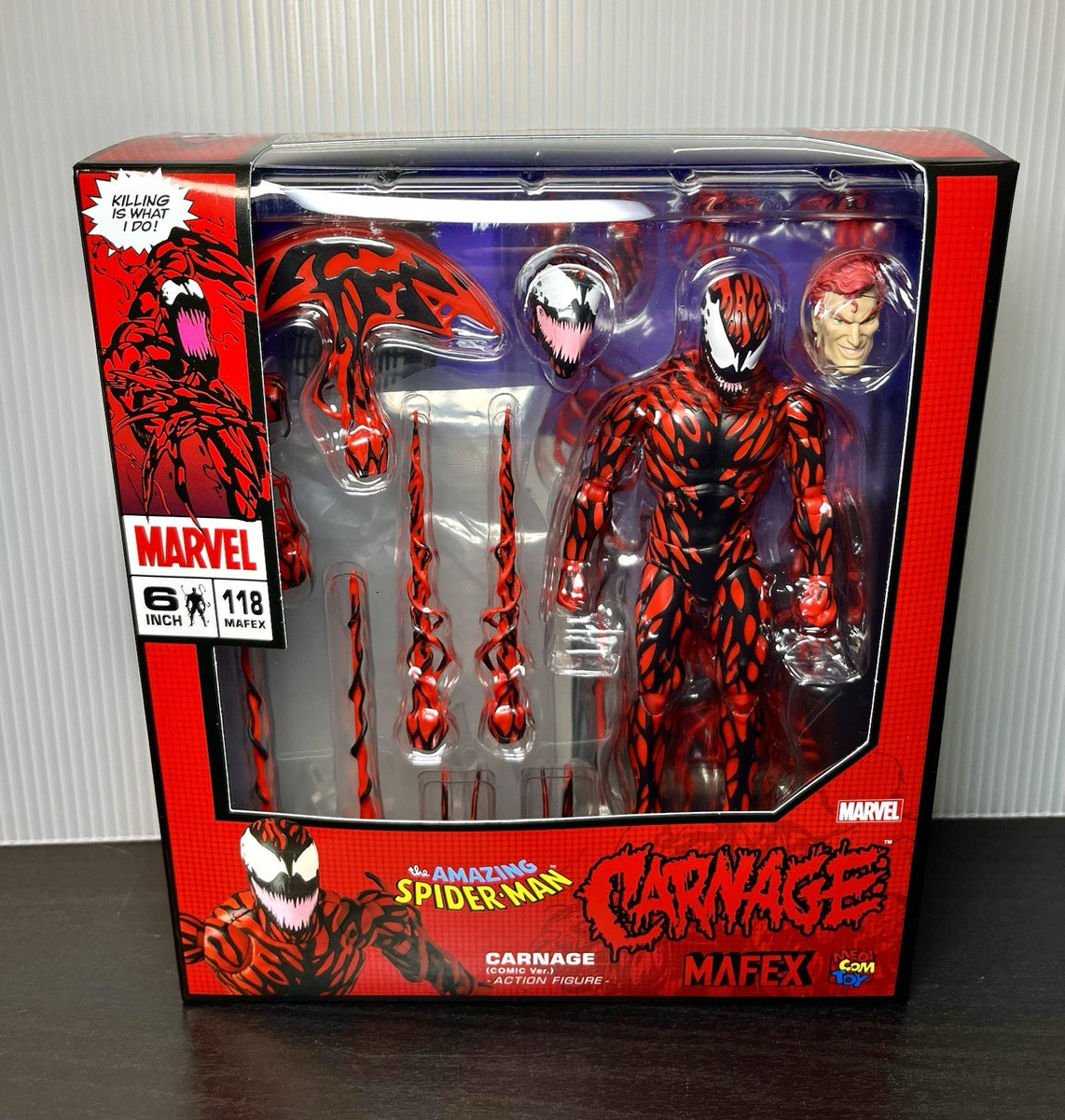 Medicom Toy Mafex- The Amazing Spider-Man - CARNAGE (Comic Ver