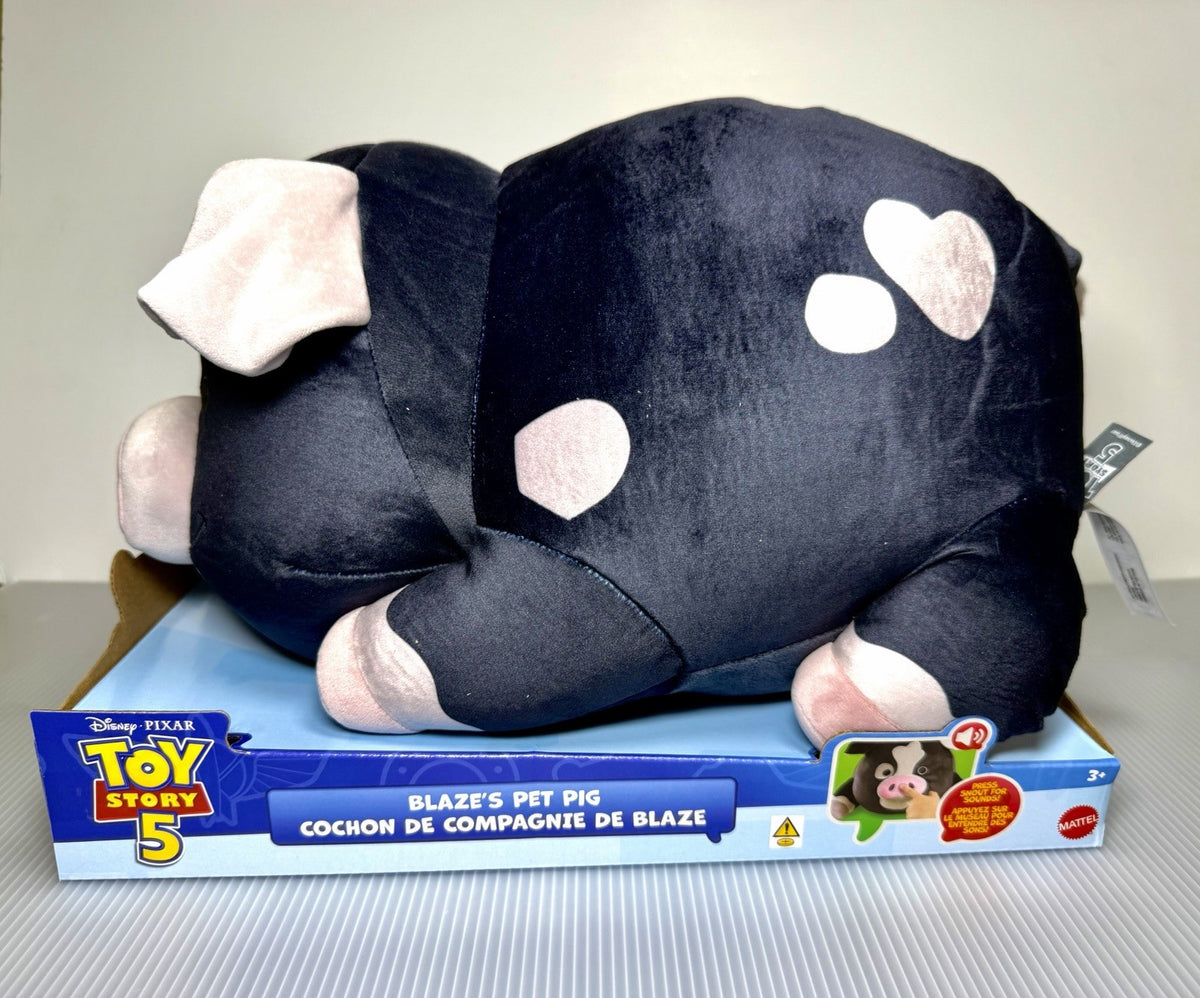 2026 Mattel Toy Story 5: JIMMY DEAN - BLAZE'S PET PIG 15in Plush w