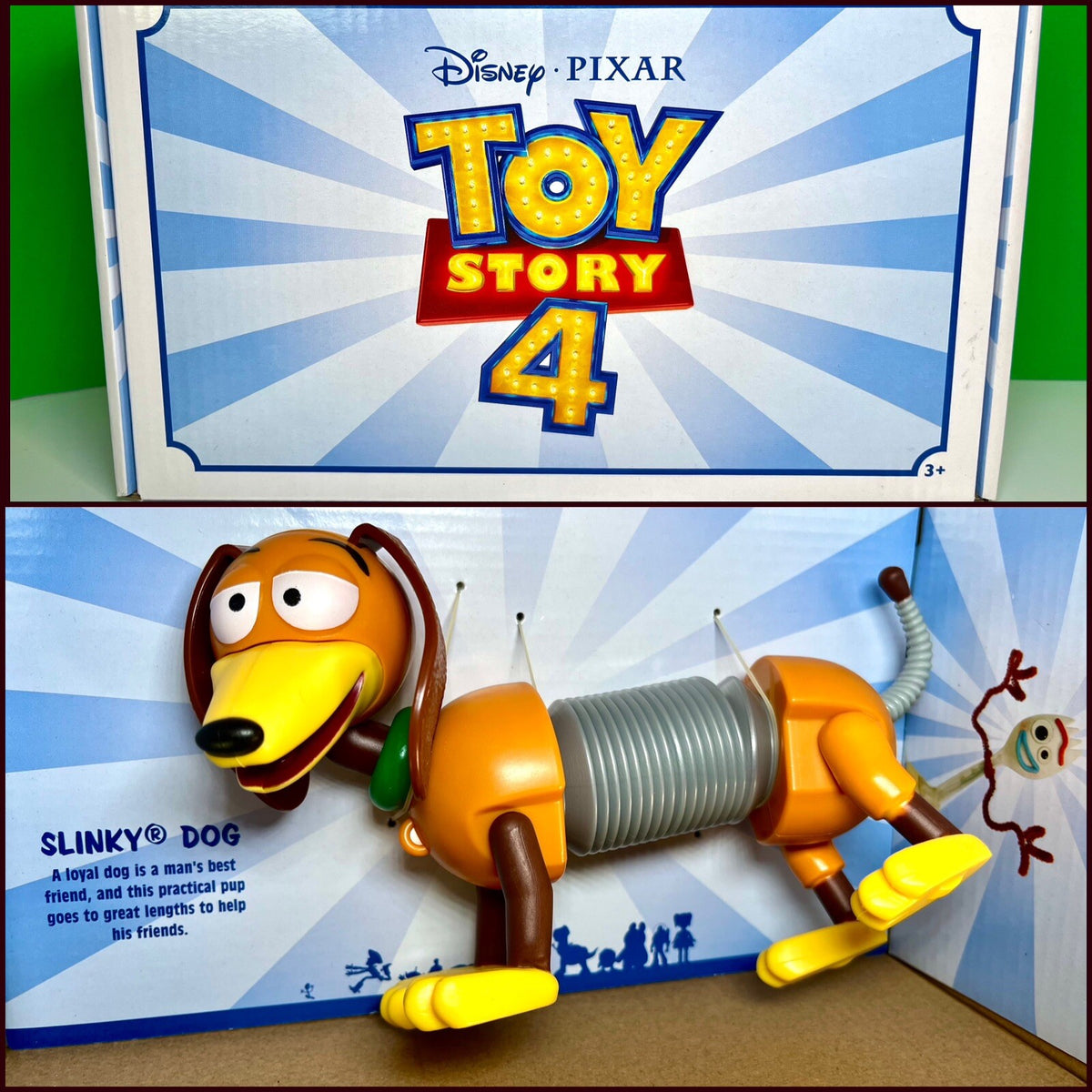 FIGURINE ARTICULÉE MATTEL Disney Pixar Toy Story 4 Slinky Dog (rare FIGURINE ARTICULÉE MATTEL Disney Pixar Toy Story 4 Slinky Dog (rare
