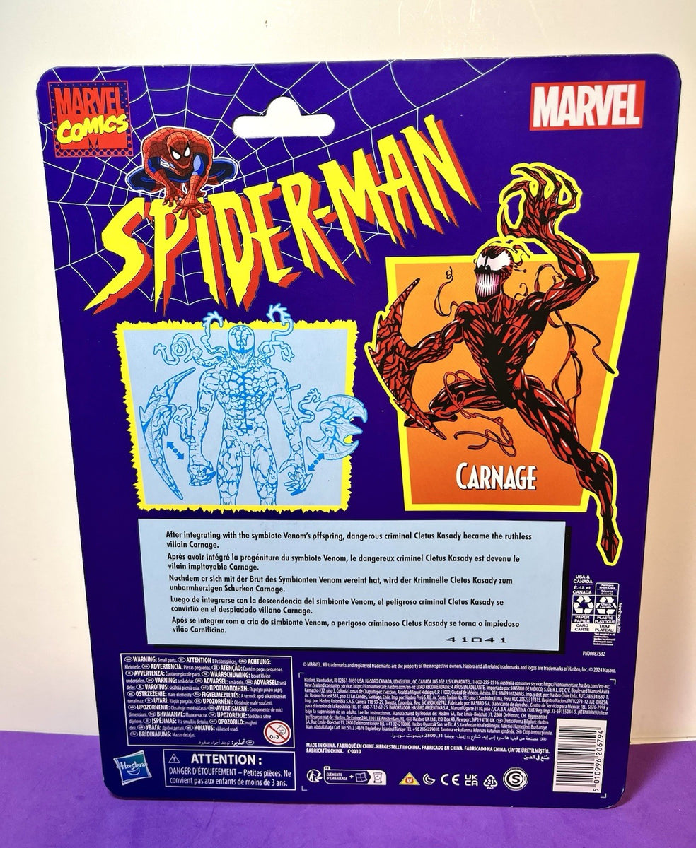 2024 Marvel Legends Retro - Spider-Man 1994 - CARNAGE Action