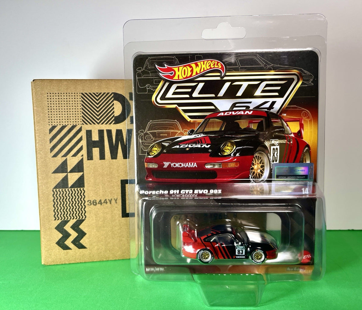 2025 Hot Wheels Elite 64 - Porsche 911 GT2 EVO 993 Diecast Car