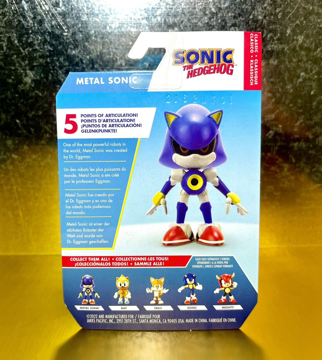 NEW 2022 JAKKS Pacific Sonic the Hedgehog 2.75in Figure: CLASSIC