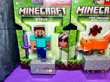 Load image into Gallery viewer, 2025 Minecraft Redstone Charged 5pk: STEVE, KAI, BOGGED, ENDERMAN, CHESTNUT WOLF