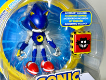 Load image into Gallery viewer, 2024 JAKKS Pacific Sonic The Hedgehog Figure: METAL SONIC (w/ Trap Spring)