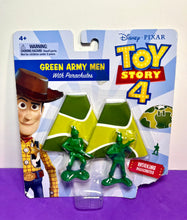 Load image into Gallery viewer, Thinkway Toys - Toy Story 4 - GREEN ARMY MEN w/ Working Parachutes Figurines