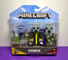 Load image into Gallery viewer, 2019 Mattel Minecraft Comic Maker Action Figure: EVOKER (w/ Vex)