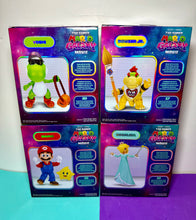 Load image into Gallery viewer, 2026 JAKKS The Super Mario Galaxy Movie 4pk: MARIO, ROSALINA, YOSHI, BOWSER JR.