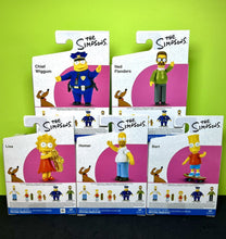 Load image into Gallery viewer, 2024 JAKKS The Simpsons 2.5” Figs: HOMER, BART, LISA, NED FLANDERS, CHIEF WIGGUM