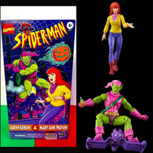 Load image into Gallery viewer, 2023 Marvel Legends Retro Spider-Man ‘94- Green Goblin &amp; Mary Jane Watson 2-Pack
