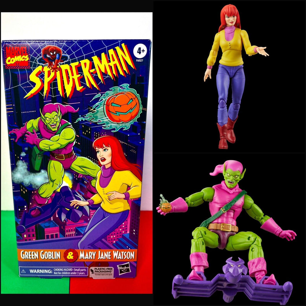 2023 Marvel Legends Retro Spider-Man ‘94- Green Goblin & Mary Jane Watson 2-Pack
