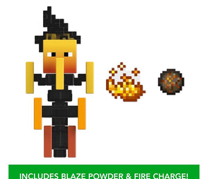 2024 Minecraft 15th Anniversary Figure: BLAZE (w/ Blaze Powder & Fire Charge)