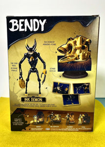 2024 JAKKS Pacific Bendy & The Ink Machine - INK DEMON (w/ End Reel) Figure