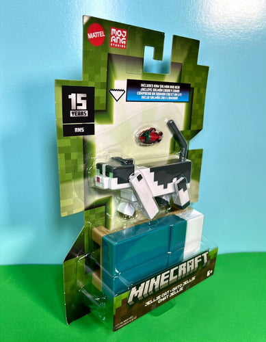 2024 Minecraft 15th Anniversary Build-a-Portal Figure: JELLIE CAT (w/ Bed)