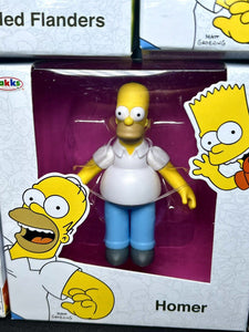 2024 JAKKS The Simpsons 2.5” Figs: HOMER, BART, LISA, NED FLANDERS, CHIEF WIGGUM