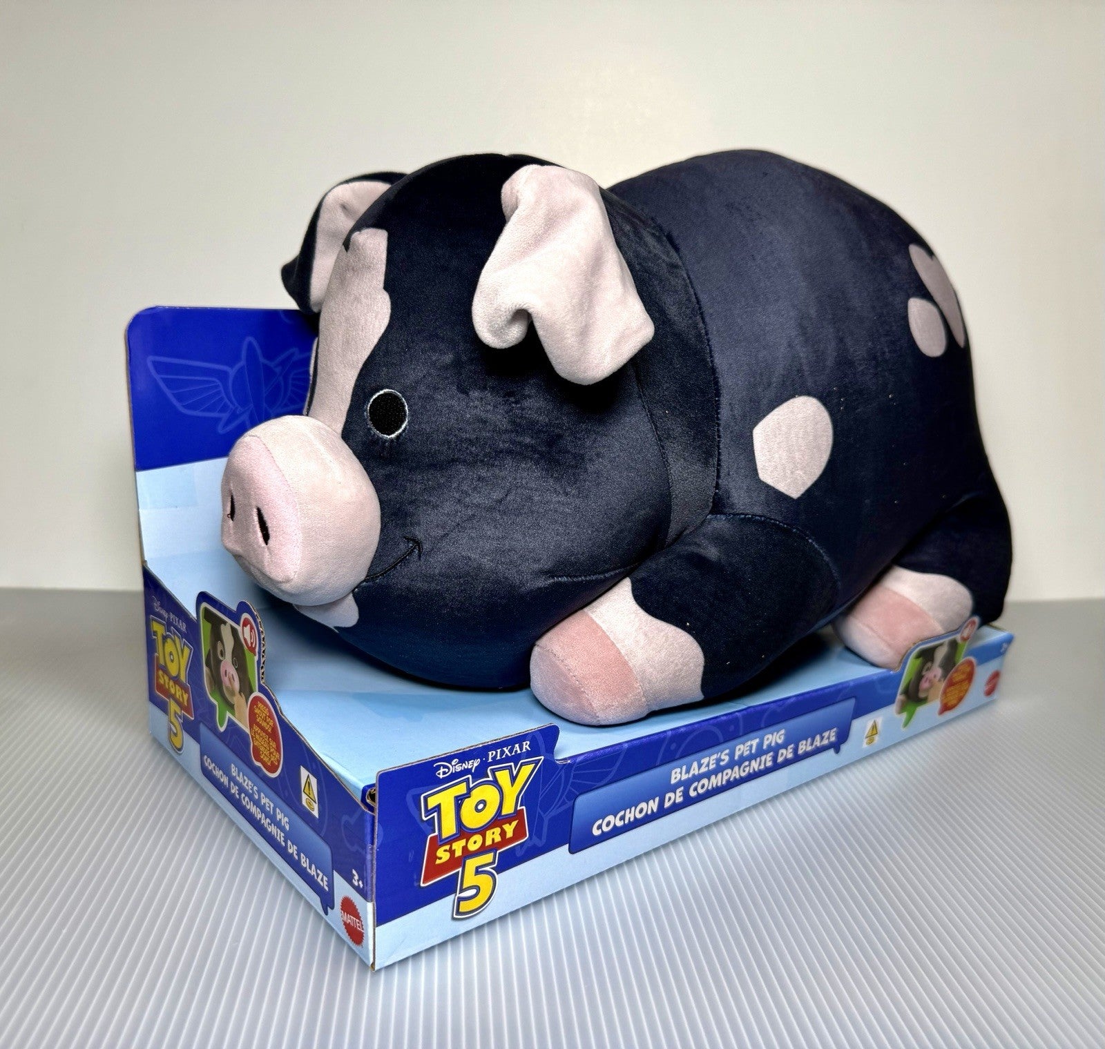 2026 Mattel Toy Story 5: JIMMY DEAN - BLAZE'S PET PIG 15in Plush w