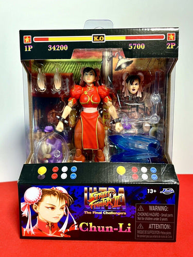 2024 Jada Toys Ultra Street Fighter II The Final Challengers- CHUN LI (RED Excl)