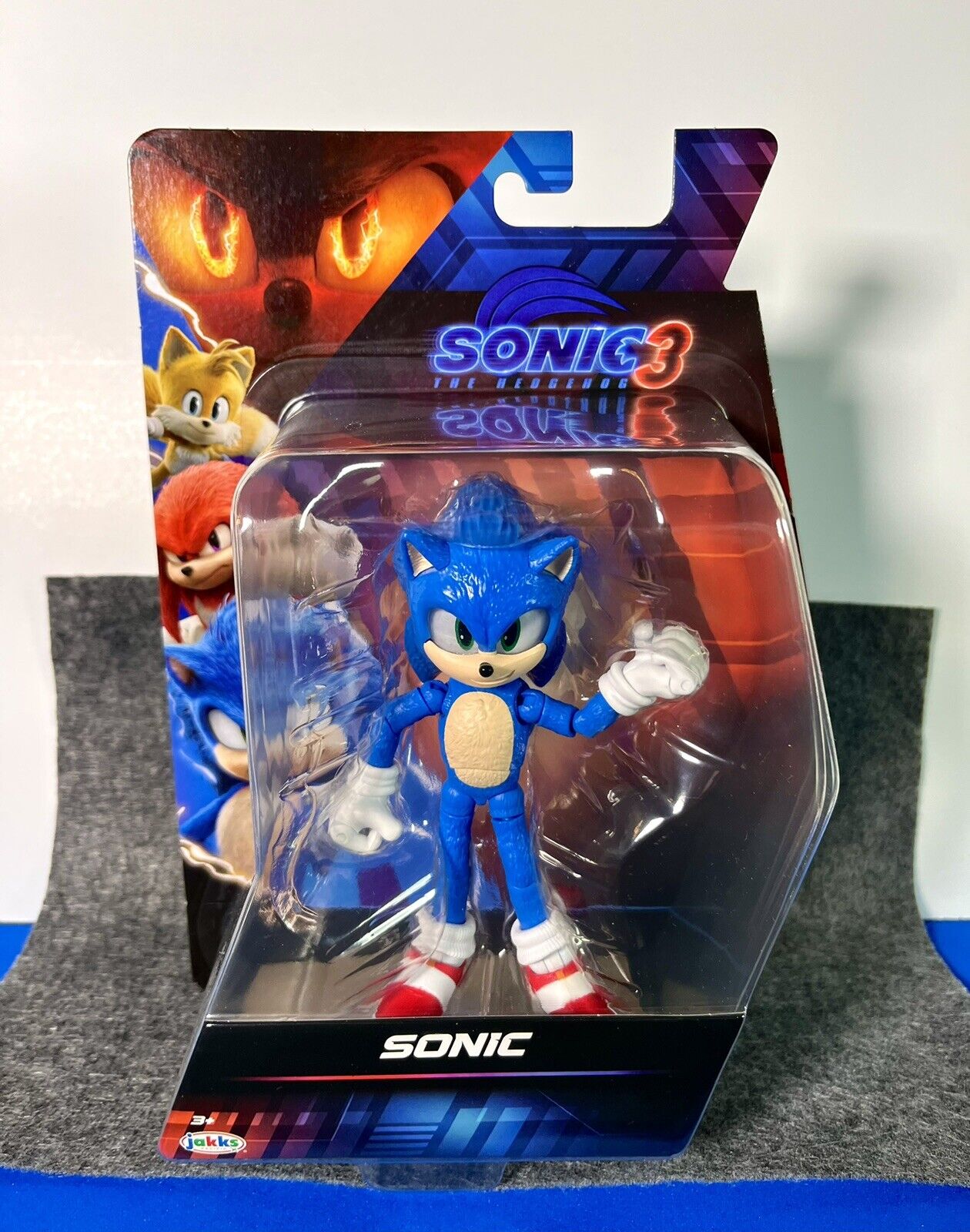 ソニック ソニック 3 Jakks フィギュア 海外限定 JAKKS Pacific Sonic The Hedgehog 3 Movie 2.5 inch Sonic Figure