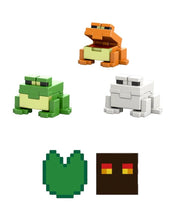 Load image into Gallery viewer, 2024 Minecraft 15th Anniversary Build-a-Portal Figures: FROGS (w/ Magma Cube)