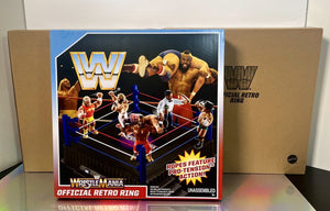 2024 Mattel Creations Exclusive - WWE/WWF Official Retro WrestleMania Ring
