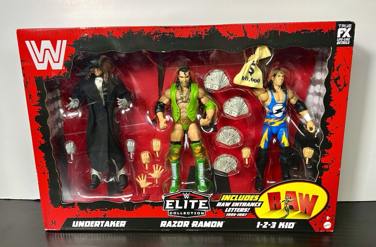 2023 WWE Elite RAW 30th Anniversary 3-Pack: Undertaker, Razor