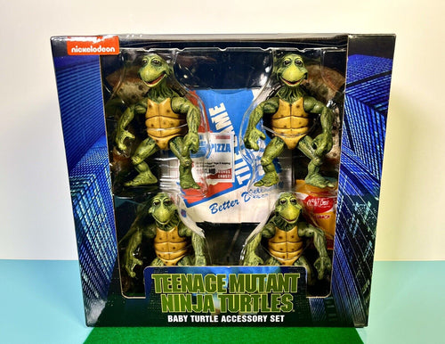 2018 NECA Teenage Mutant Ninja Turtles (1990 Movie) - BABY TURTLE Accessory Set