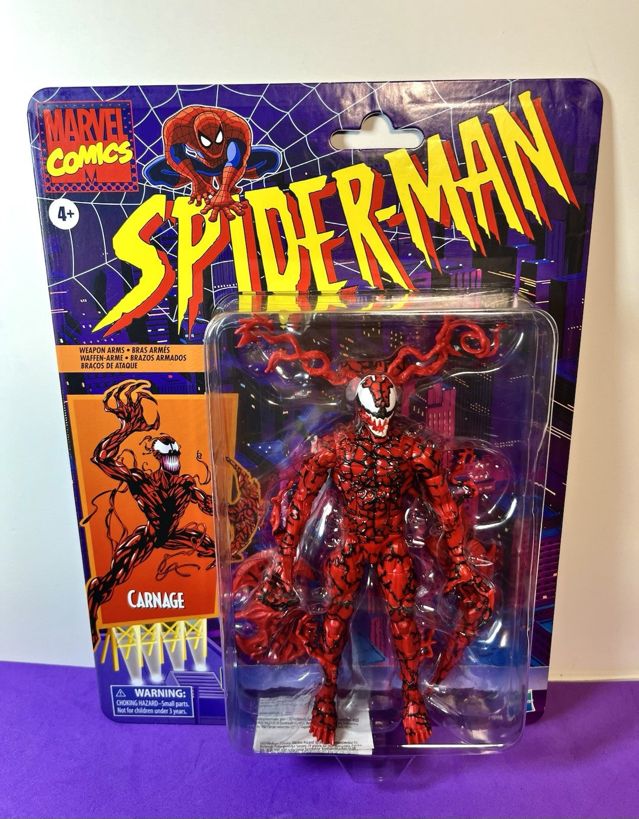 2024 Marvel Legends Retro - Spider-Man 1994 - CARNAGE Action
