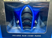 Load image into Gallery viewer, 2021 Trick or Treat Studios Mortal Kombat Deluxe SUB ZERO Mask (Mortal Kombat X)