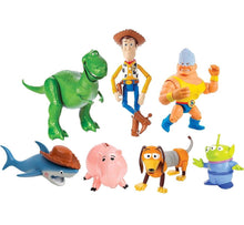 Load image into Gallery viewer, 2022 Mattel Disney 100 - Toy Story Set of 7 Figures w/ Woody, Slinky, Rex, etc.
