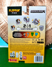 Load image into Gallery viewer, 2024 Minecraft Flippin’ Figs - GALICO CAT + BRITISH SHORTHAIR CAT 2-in-1 Figure