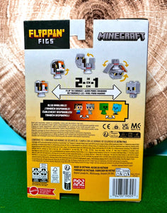 2024 Minecraft Flippin’ Figs - GALICO CAT + BRITISH SHORTHAIR CAT 2-in-1 Figure