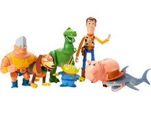 Load image into Gallery viewer, 2022 Mattel Disney 100 - Toy Story Set of 7 Figures w/ Woody, Slinky, Rex, etc.