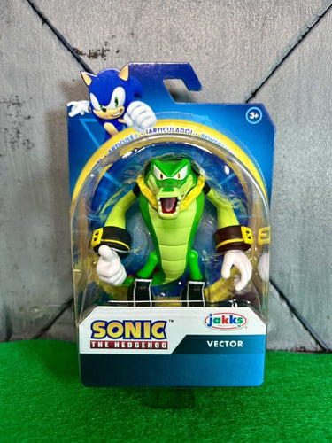2023 JAKKS Pacific - Sonic the Hedgehog 2.5” Action Figure: VECTOR THE CROCODILE