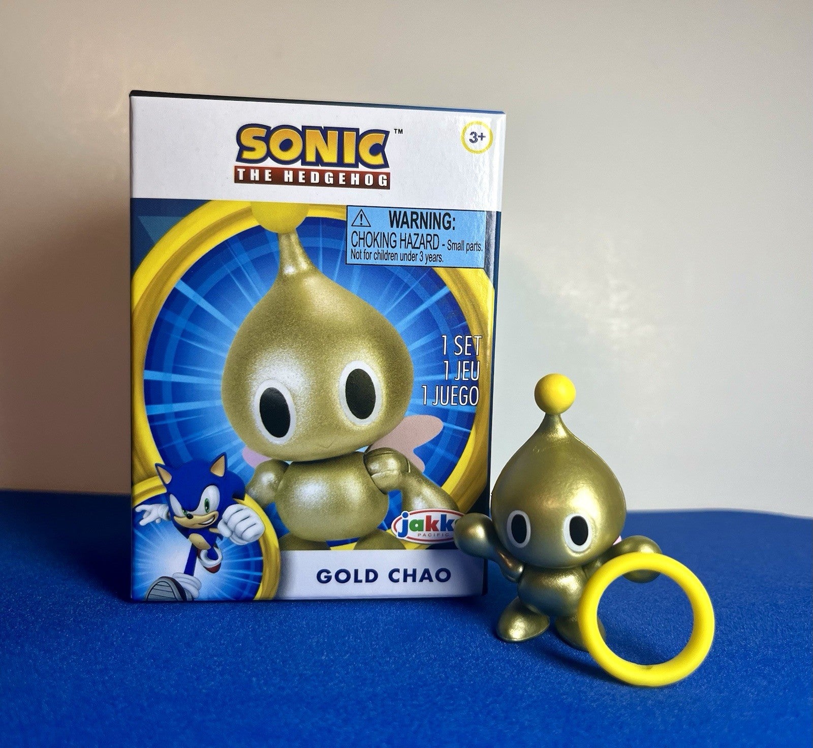 2024 JAKKS - Sonic the Hedgehog Classic 2.5in Boxed Figure: GOLD