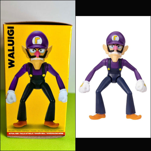 2024 JAKKS Pacific World of Nintendo Mini 2.5in Boxed Action Figure: WALUIGI