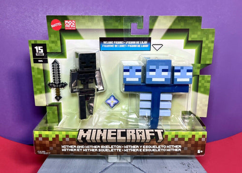 2024 Minecraft 15th Anniversary Build-a-Portal 2pk: WITHER and WITHER SKELETON