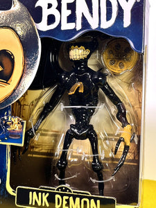 2024 JAKKS Pacific Bendy & The Ink Machine - INK DEMON (w/ End Reel) Figure