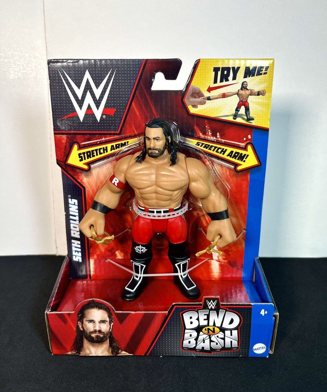 2022 Mattel - WWE Bend ‘N Bash Action Figure: SETH ROLLINS