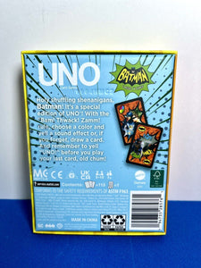 2024 UNO Fandom - Batman 1966 Classic TV Series Card Game - Exclusive!