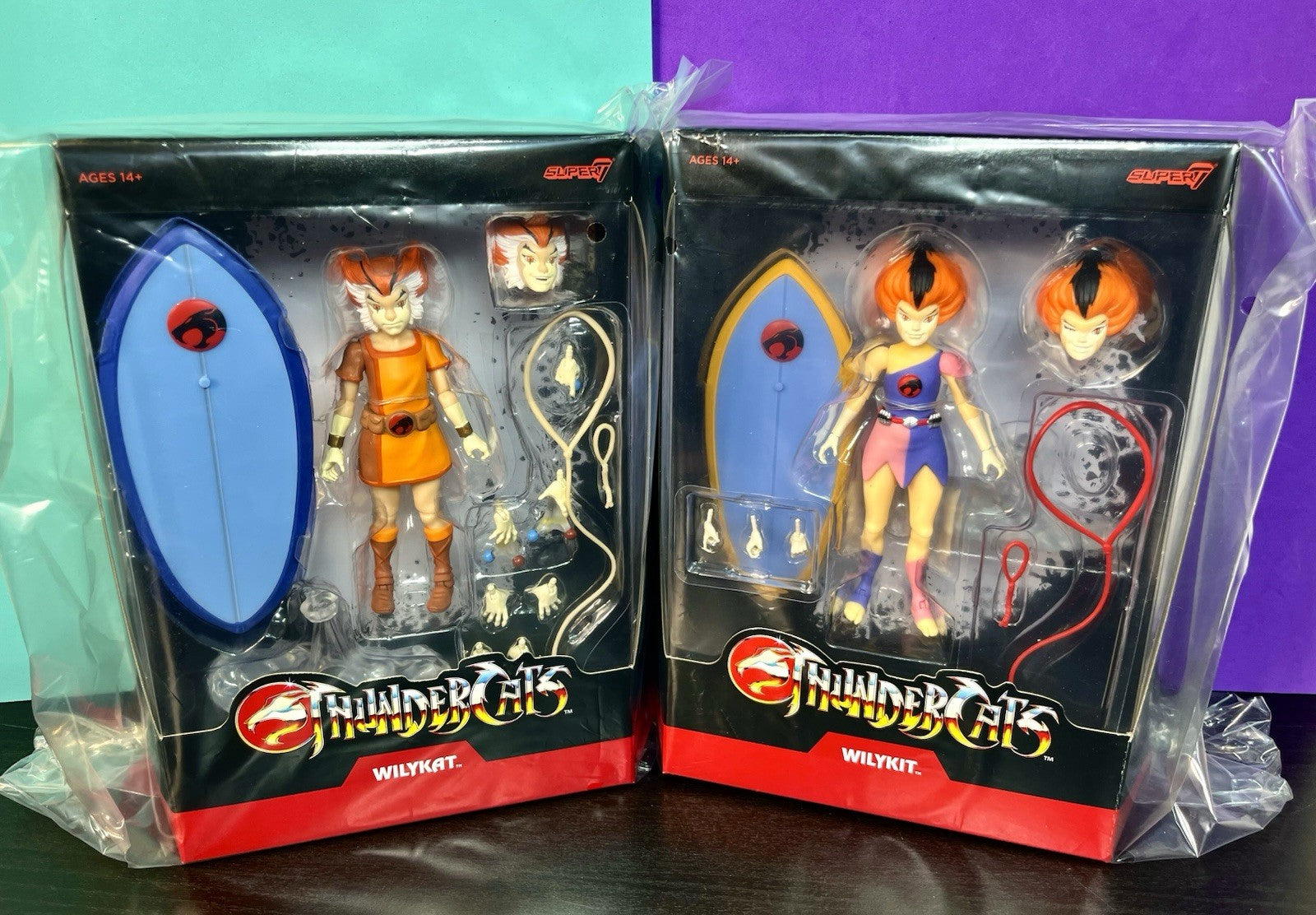 2025 Super7 ThunderCats Ultimates! Action Figure 2-Pack: WILYKAT