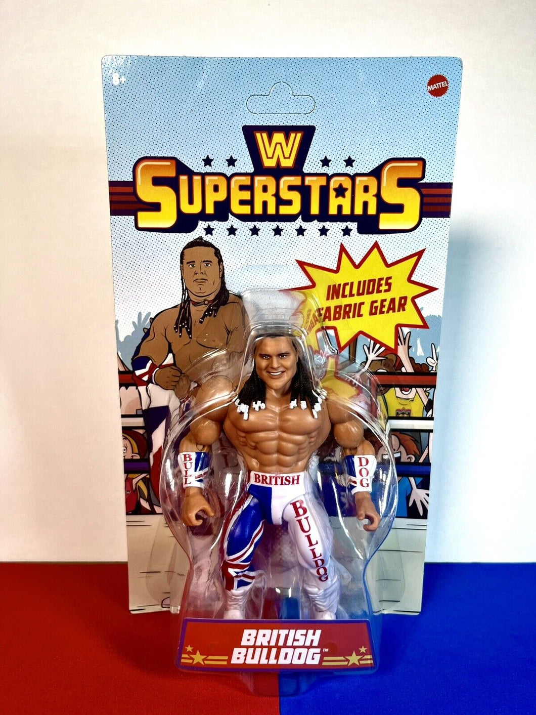 2024 Mattel - WWE Superstars Retro Series 10 Action Figure: BRITISH BULLDOG