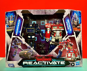 2024 Hasbro Transformers: Reactivate- Optimus Prime and Soundwave Figures 2-Pack