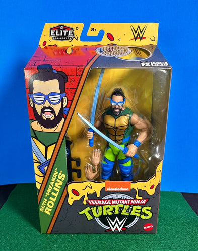 2024 WWE x Teenage Mutant Ninja Turtles Elite Figure: SETH ROLLINS as LEONARDO