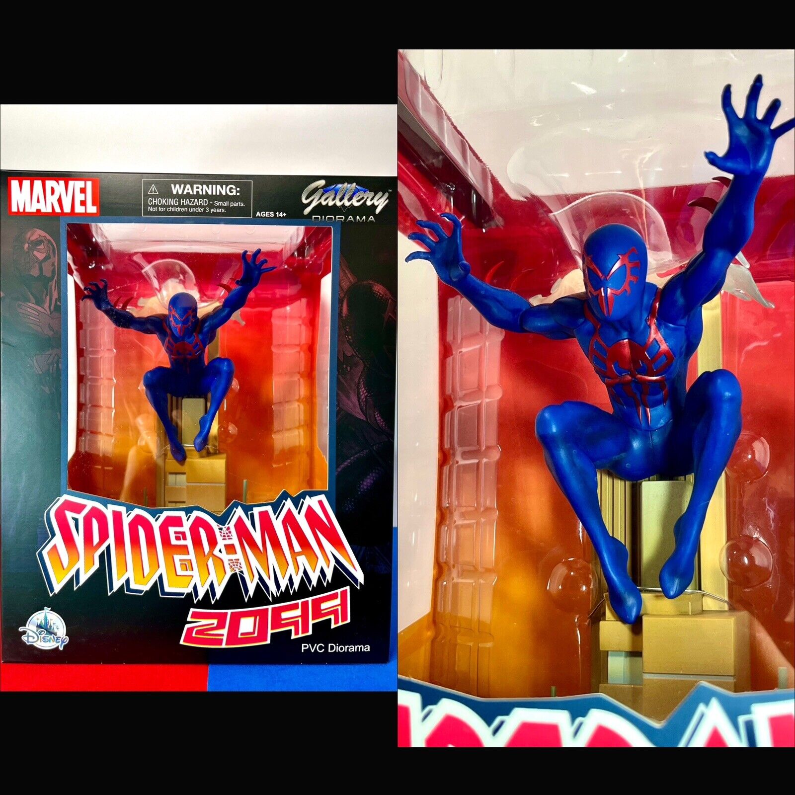 ジオラマコレクション 360spider 2023 Diamond Select Toys - SPIDER-MAN 2099 Gallery Diorama