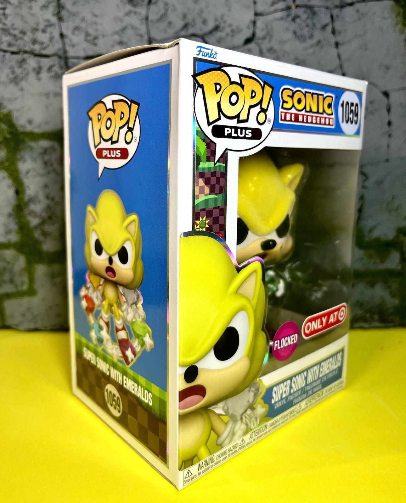Super Sonic With Emeralds Funko POP! Plus Flocked #1059 Target Super Sonic With Emeralds Funko POP! Plus Flocked #1059 Target