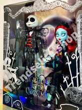 Load image into Gallery viewer, 2023 Monster High Skullector - Nightmare Before Christmas - JACK &amp; SALLY Dolls