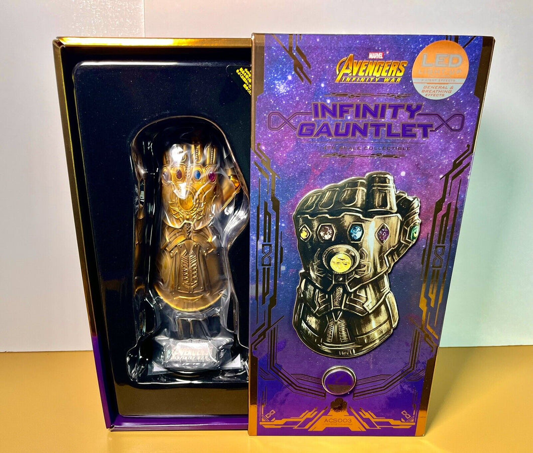 2018 Hot Toys Avengers: Infinity War- INFINITY GAUNTLET 1/4 Scale - LED Light Up