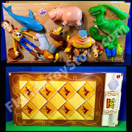 2022 Mattel Disney 100 - Toy Story Set of 7 Figures w/ Woody, Slinky, Rex, etc.