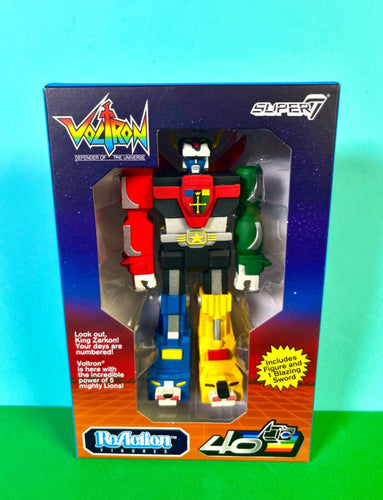 2024 Super7 SDCC Exclusive ReAction - VOLTRON 3.75in (9.52cm) Figure 40th Anniv.