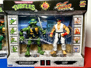 2022 Street Fighter II vs TMNT Bundle- LEONARDO VS. RYU, MICHELANGELO VS CHUN-LI
